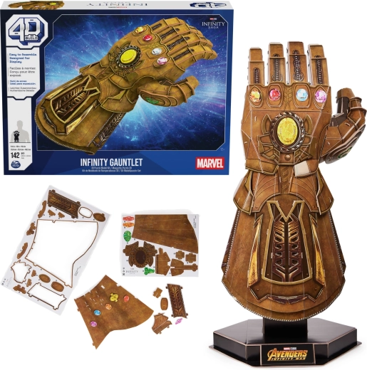 Puzzle 4D Build MARVEL Infinity Gauntlet 3D model to assemble 49 cm