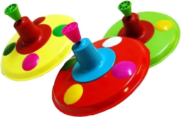 Metal spinning top 18 cm