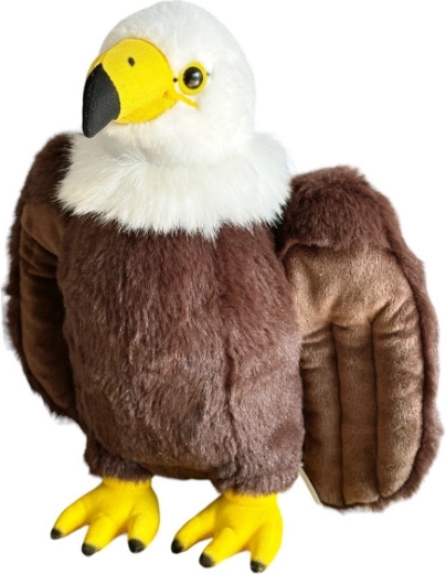 Plīša ērglis 28 cm