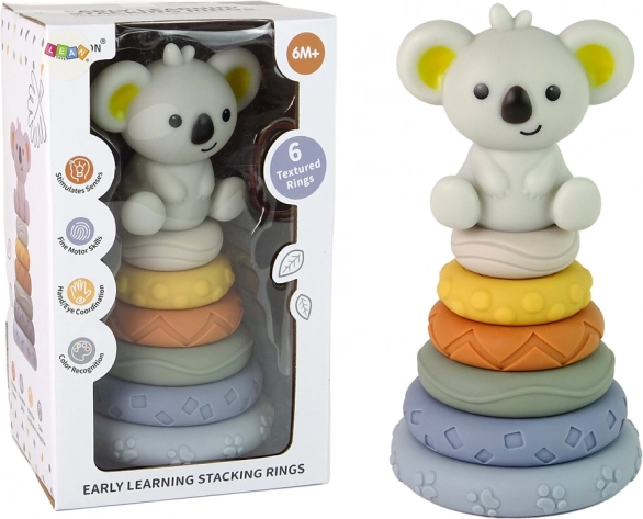 Silicone Pyramid with Koala for Children