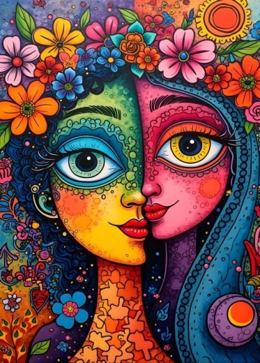 Color Duo Puzzle 1500 pieces