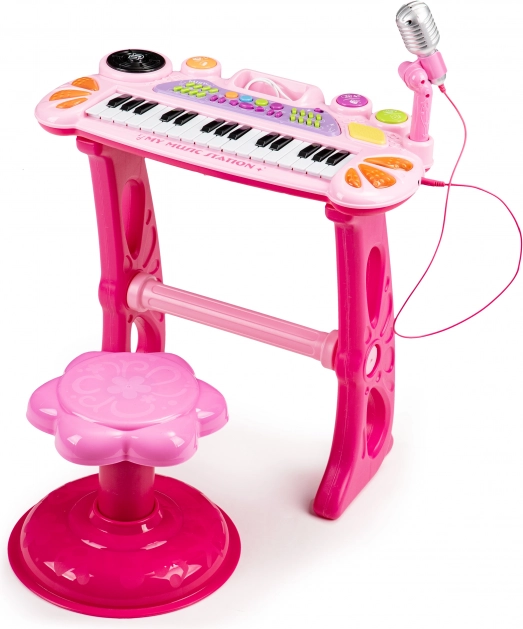 Taustiņinstrumentu klaviatūra ar mikrofonu un MP3