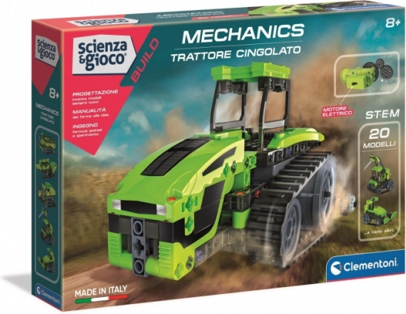 Mehānikas komplekts – kāpurķēžu traktors