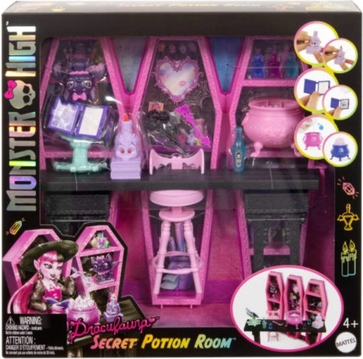 Izklaides komplekts Monster High Draculaura – Eliksīru slepenā istaba