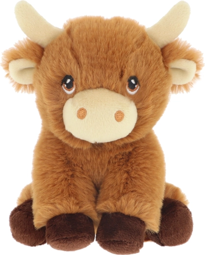 Keeleco mini kolekcionējama plīša govs, 12 cm