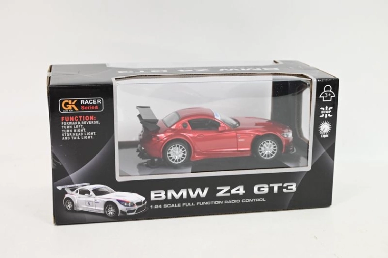RC BMW Z4 automašīna sarkanā krāsā