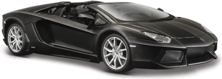 Maisto Lamborghini Aventador LP 700-4 Roadster Special Edition car model 1:24 matte black