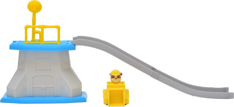 Tower with slide track