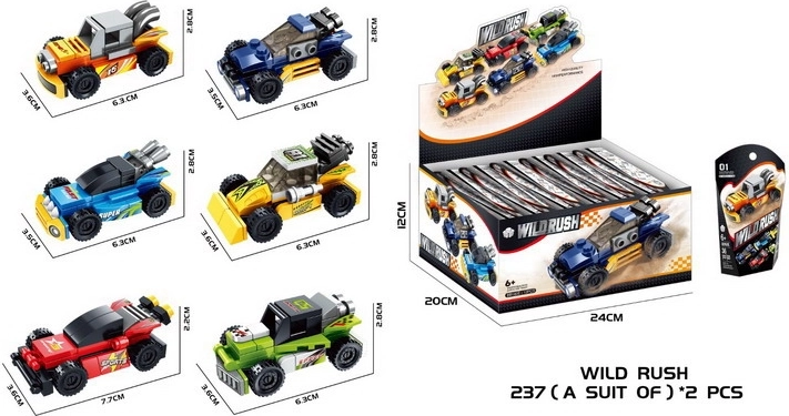 Sacīkšu auto konstruktors 6,3 cm
