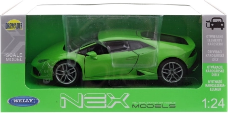 Lamborghini Huracán kupeja 1:24 metāla un plastmasas modelis