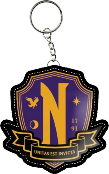 WEDNESDAY Keychain – rubber with metal ring