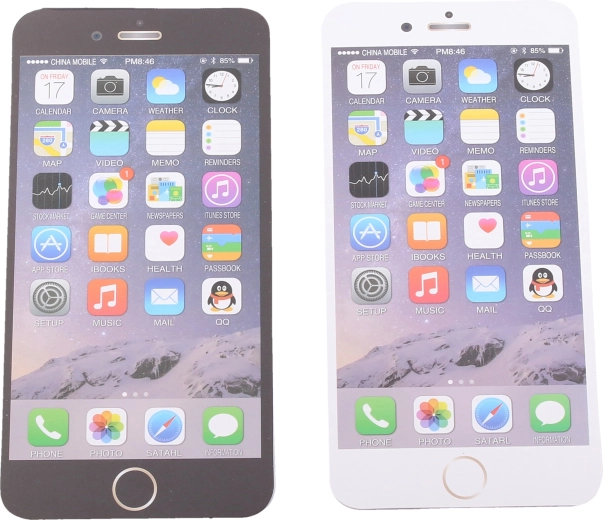 Līniju piezīmju grāmatiņa iPhone formā