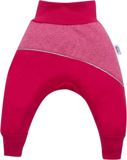 Pink Softshell Baby Pants 68 (4–6 months)