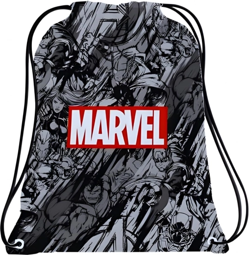 Marvel Insulated Snack Bag with Print and Drawstring