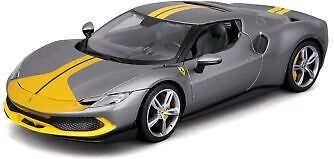 Metāla modelis Ferrari 296 GTB Assetto Fiorano 1:18 pelēks