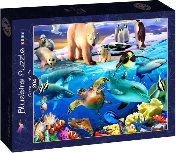 Bluebird puzzle Oceans of Life 204 pieces