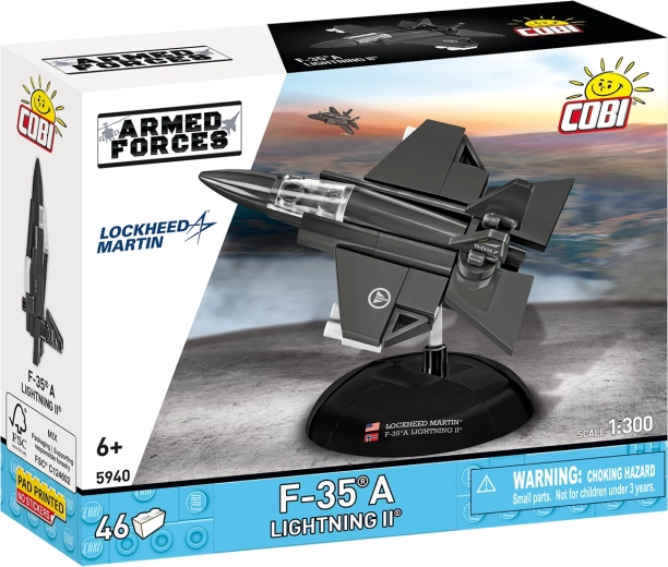 Cobi Armed Forces F-35A Lightning II Norwegian Air Force 1:300 (46 pieces)