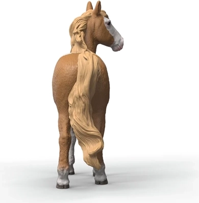 Mane and tail with a refined texture