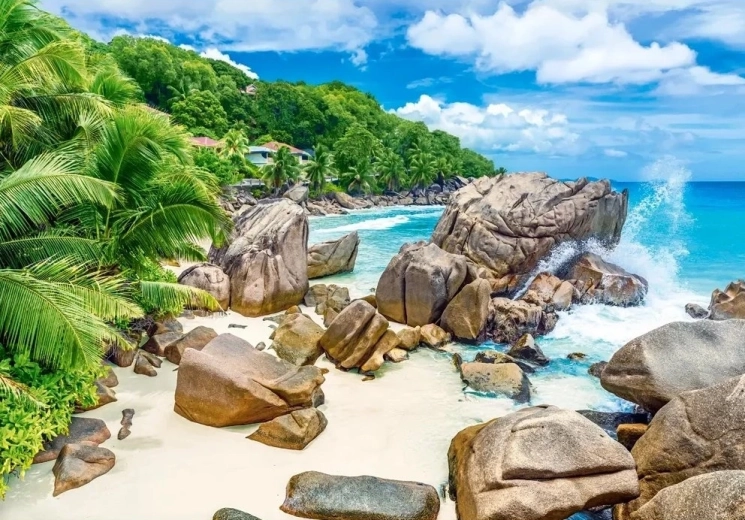 Puzle La Digue, Seišelas 500 gabali CASTORLAND