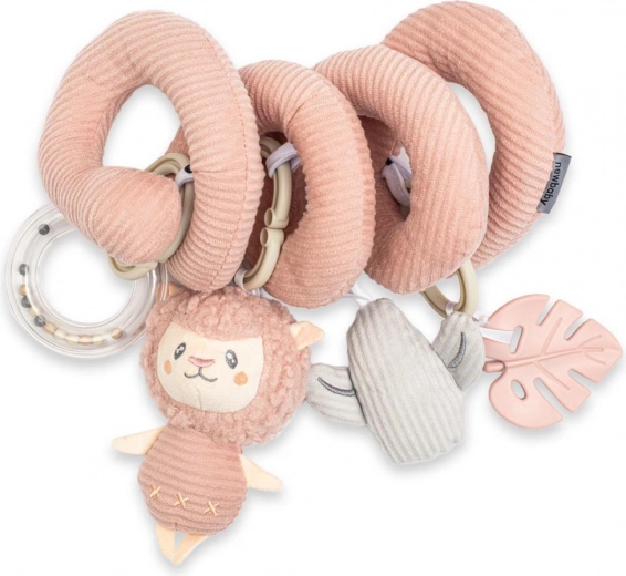 Spirālveida rotaļlieta gultiņai NEW BABY Lama 23 cm