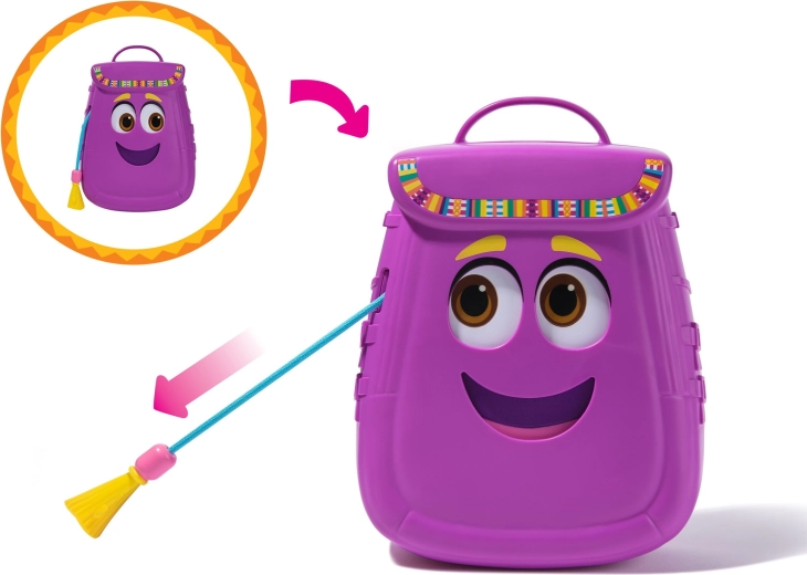 Mīlīga mugursoma ar glabāšanas vietu