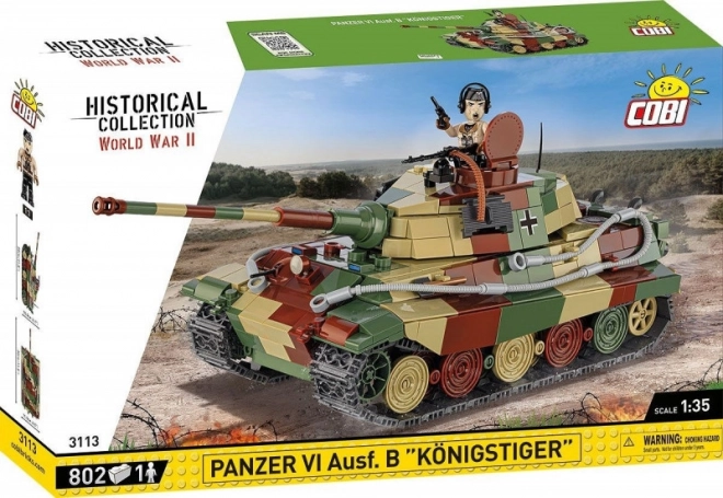 Tanka Panzer VI Ausf. B “Königstiger” būvkomplekts 1:35 no COBI