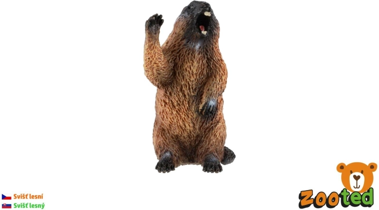 Forest marmot figurine, 6 cm