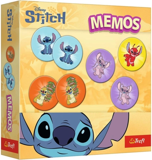 Papīra pāru spēle Lilo & Stitch – ģimenes atmiņas spēle