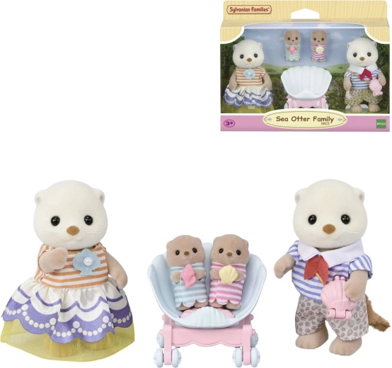 Sylvanian Families Sea Otter Family - 4 pcs