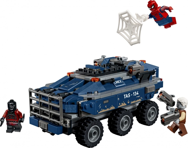 Six-wheeled armored prison transporter