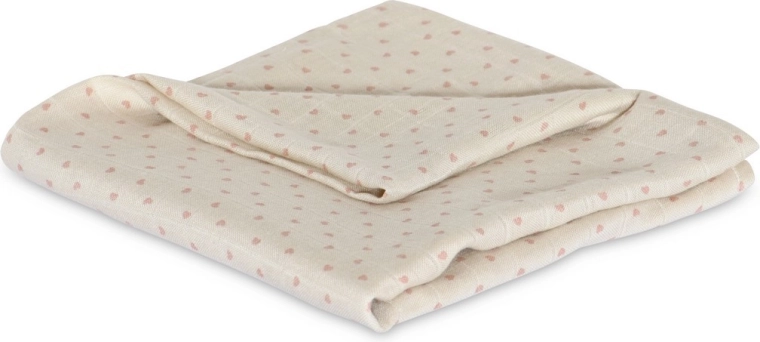 Nuuuroo Valentin muslin bamboo swaddle hearts