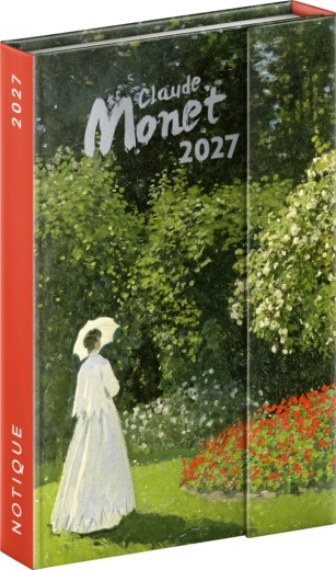 Notique nedēļas magnētiskais plānotājs Claude Monet 2027, 11 × 16 cm