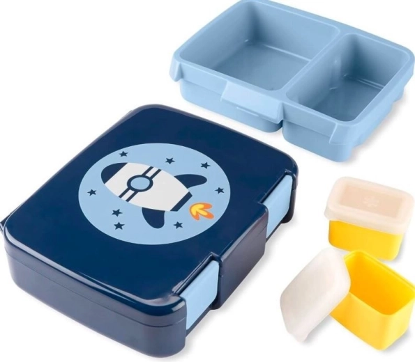 Skip Hop Spark Style bento pusdienu kārbiņa raķete