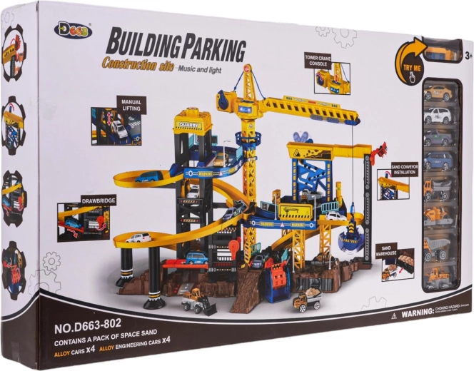 Interactive Garage with Play Features and Accessories