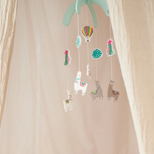 Ideal above the crib or changing table