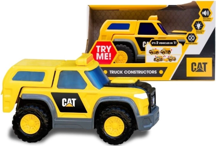 CAT 2 vienā bērnu būvtehnikas stila braucamais