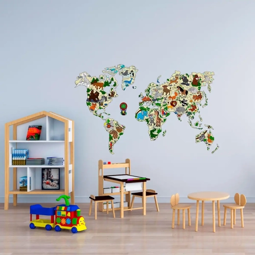 The world of animals and exploring continents