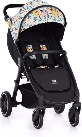 Petite&Mars sporta ratiņi Street+ RWS black limited 100 faces