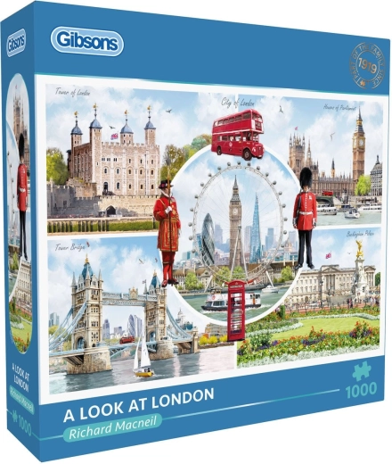 Gibsons puzle Skats uz Londonu 1000 gabali