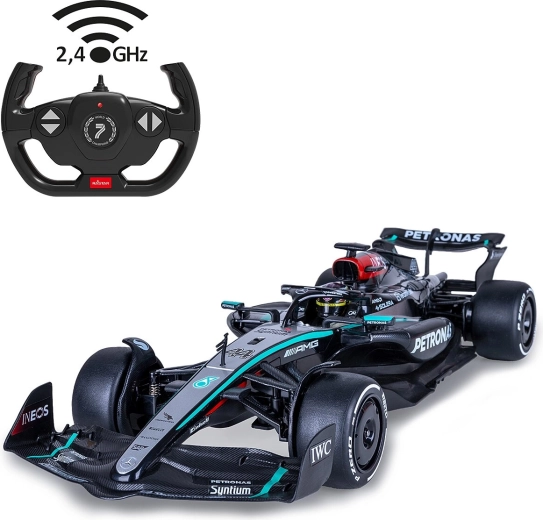 Mercedes-AMG F1 W15 E Performance tālvadības modelis 1:12, melns