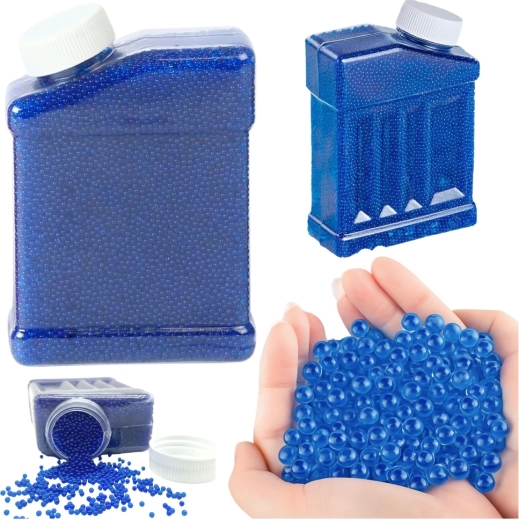 Hydrogel water beads for gel blasters, blue, 20,000 pcs