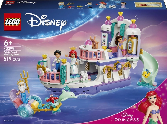 LEGO Disney princeses Arielas karaliskā kāzu kuģis