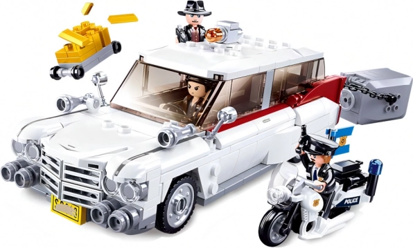 Sluban ModelBricks Amerikāņu auto laupītājiem