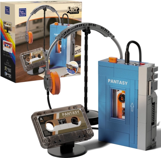 Pantasy retro konstruktors – pārnēsājams kasetnieks (Walkman)