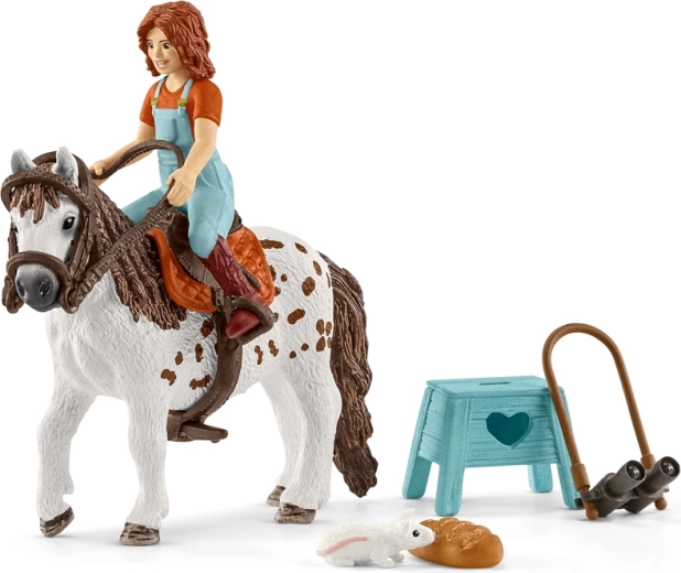 Schleich Horse Club Mia un ponijs Spotty