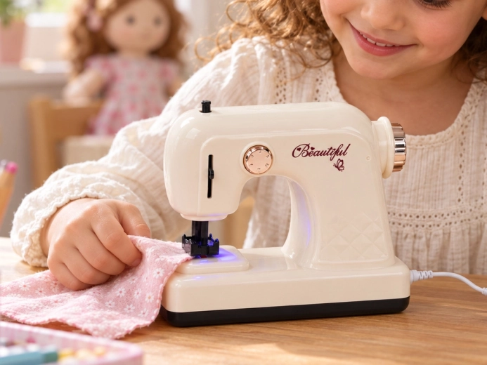 Movement and sound like during sewing