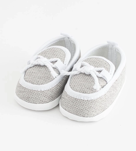 Bērnu mokasīni / čībiņas New Baby pelēkas 0–3 mēneši
