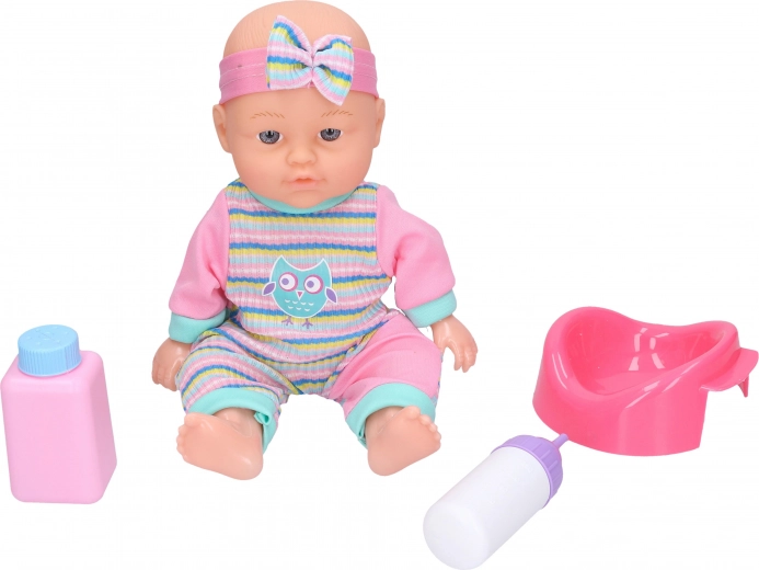 Baby doll that pees with sounds 25 cm
