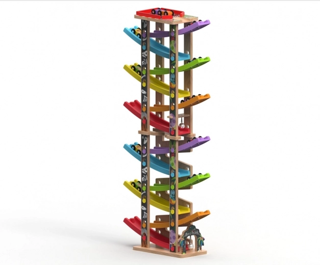 Stable wooden construction for safe play