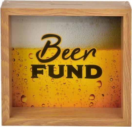 Koka krājkase Beer Fund 20 × 5 × 20 cm